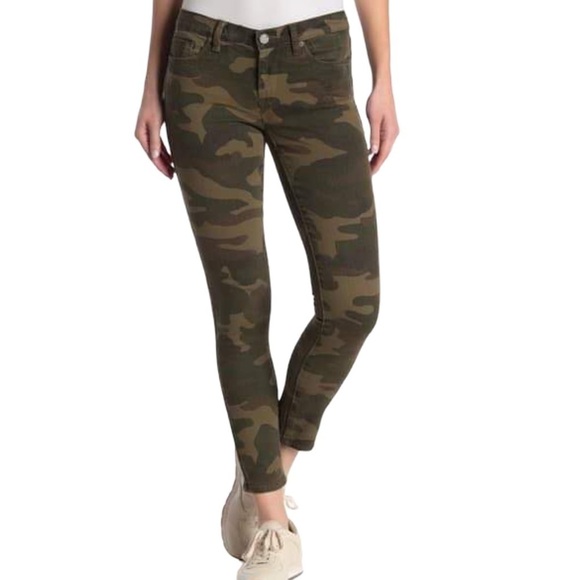 NWT BLANKNYC Camo Reade Cropped Skinny Jeans - Picture 1 of 12
